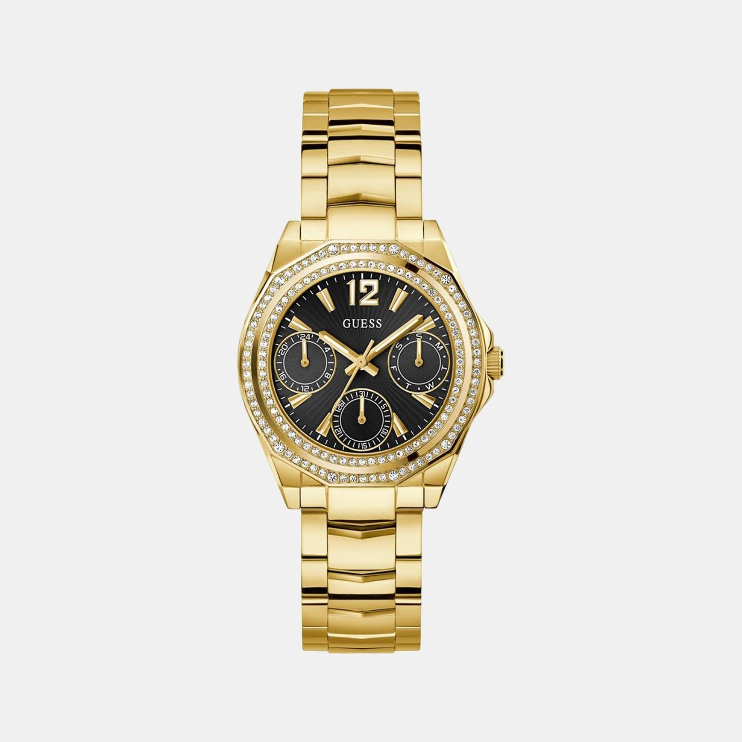 Gd Ritzy Women Quartz Black Dial Analog Stainless Steel GW0685L4 - Guess watch