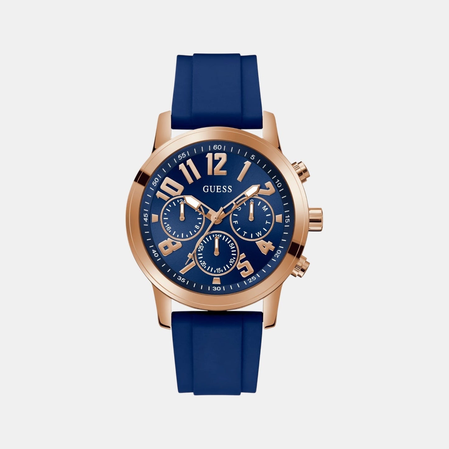 Gd Parker Men Quartz Blue Dial Analog Stainless Steel GW0708G3 - Guess watch