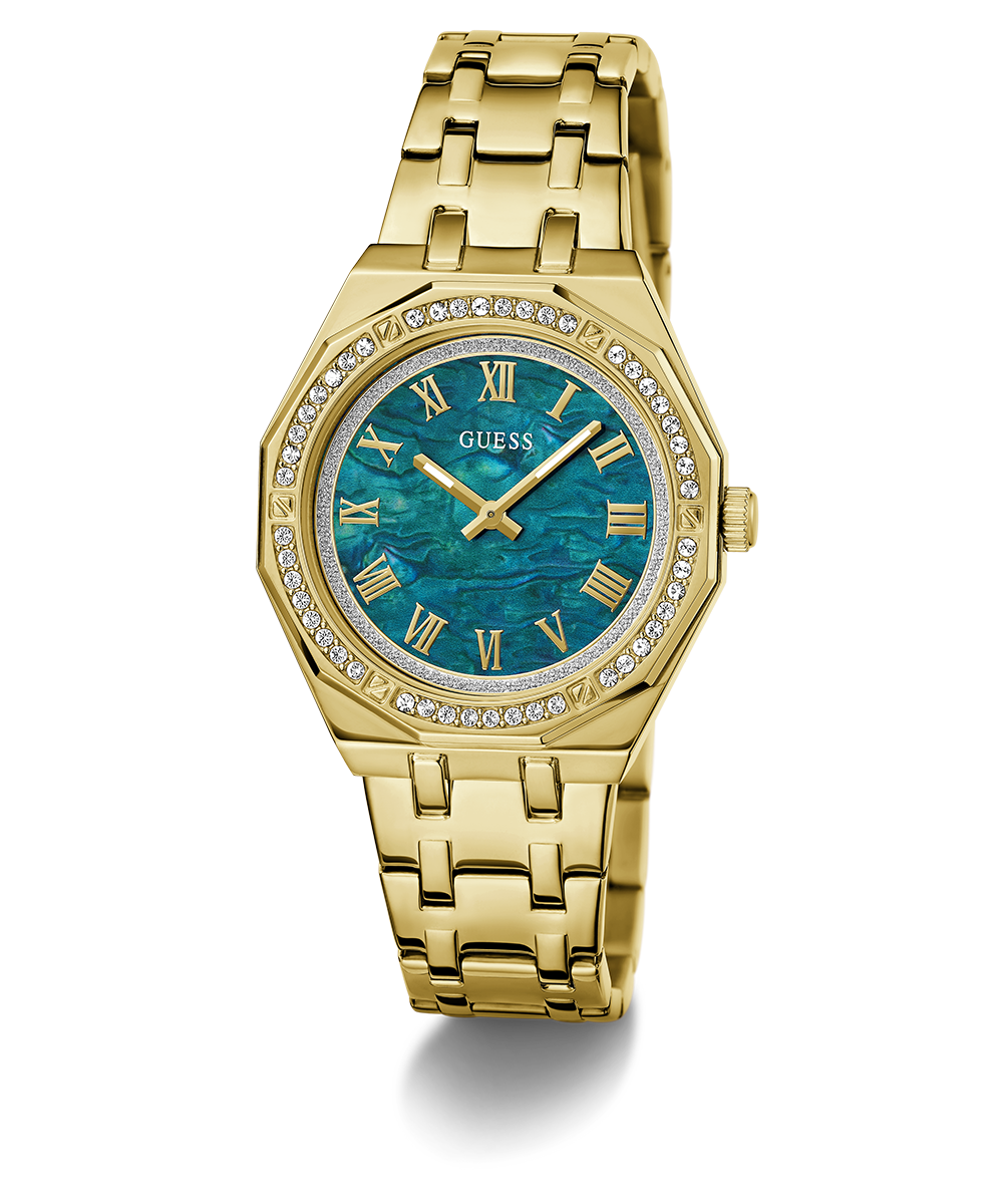 GUESS Ladies Gold Tone Analog Watch
