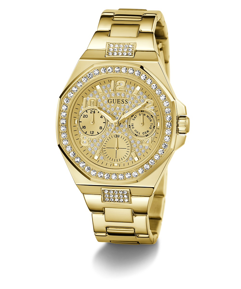 GUESS Ladies Gold Tone Multi-function Watch