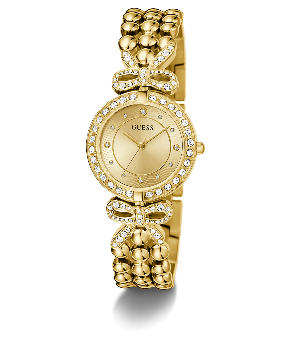 GUESS Ladies Gold Tone Analog Watch