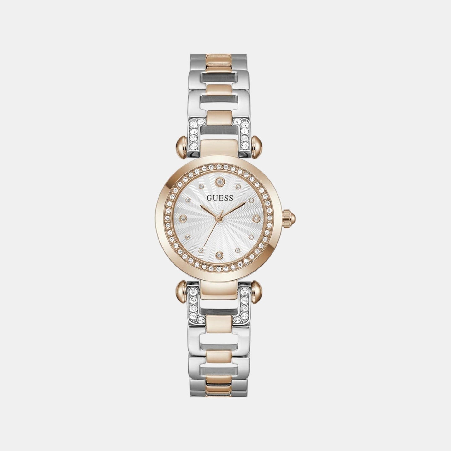 Gb Ginger Women Quartz Silver Dial Analog Stainless Steel GW0869L2 - Guess watch