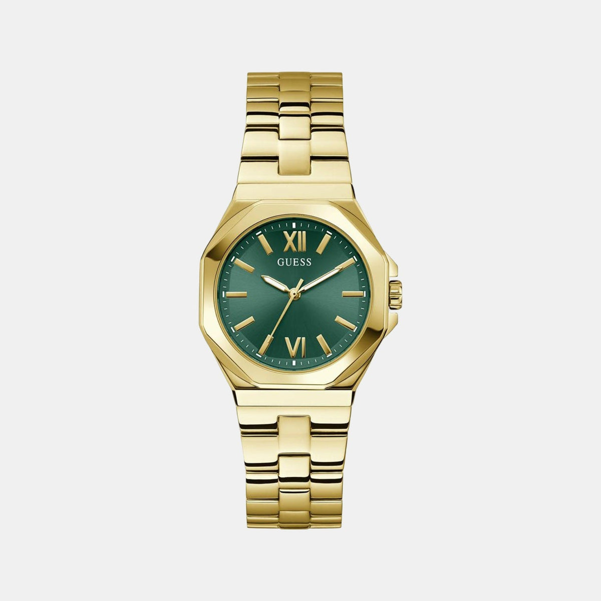 Gd Empress Women Quartz Green Dial Analog Stainless Steel GW0873L2