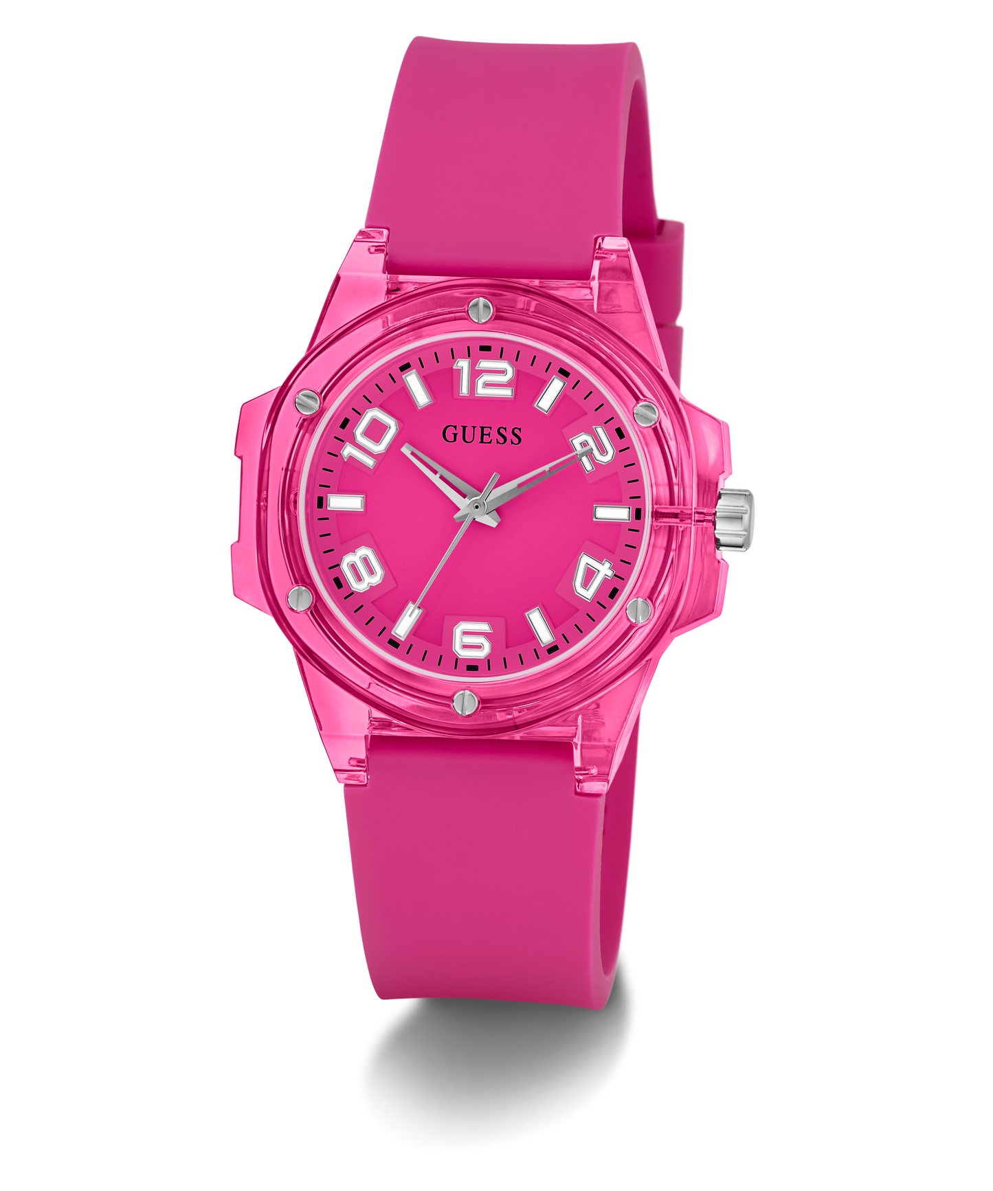 GUESS Ladies Pink Analog Watch