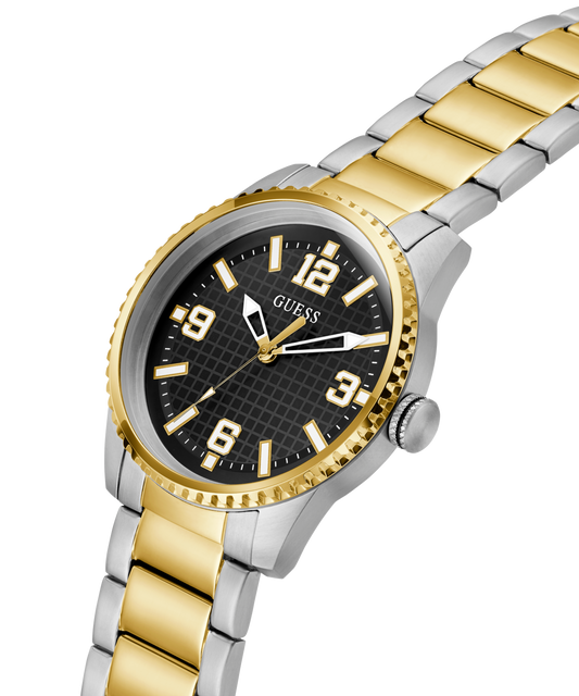 GUESS Mens 2-Tone Analog Watch