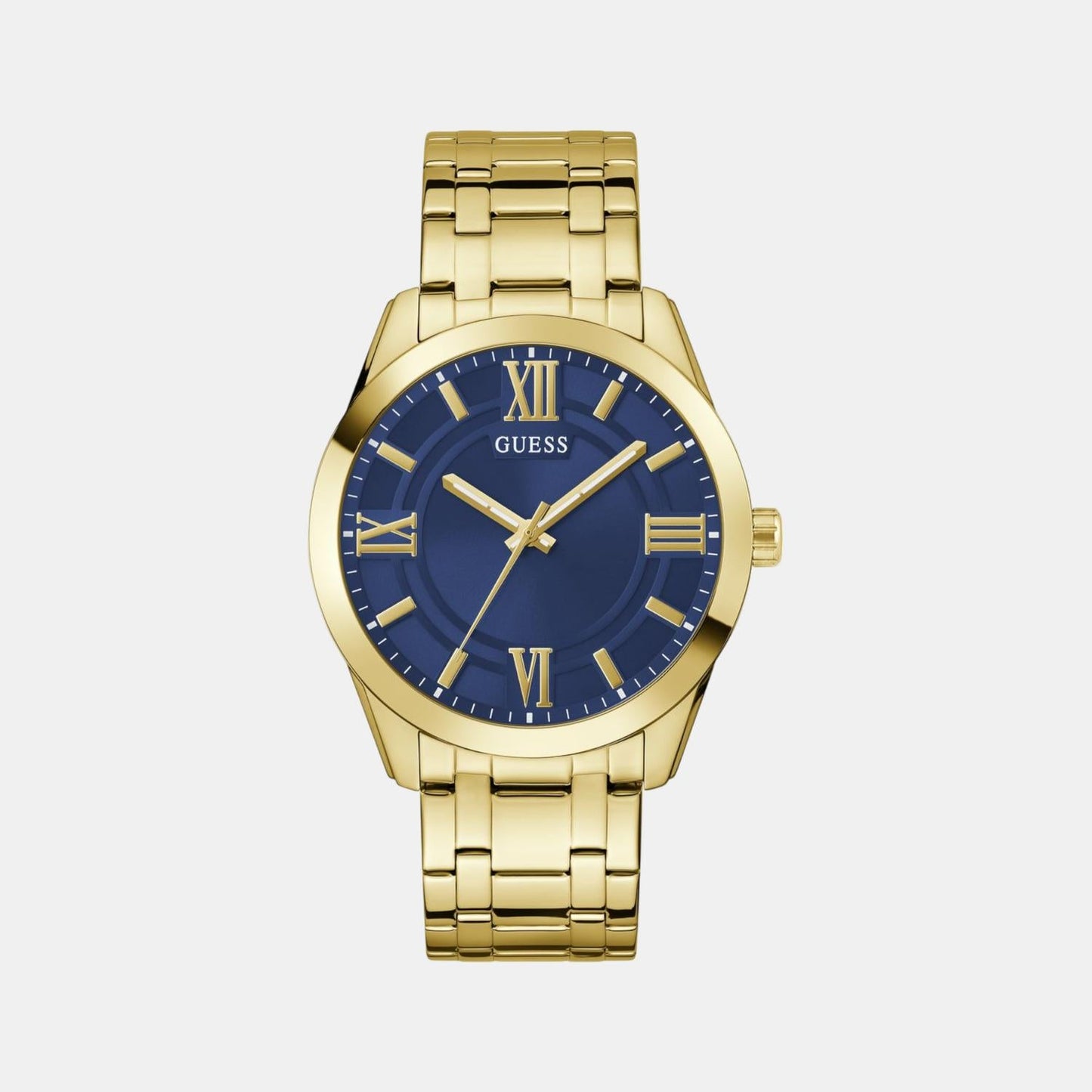 Gd Elliot Men Quartz Blue Dial Analog Stainless Steel GW0893G5 - Guess watch