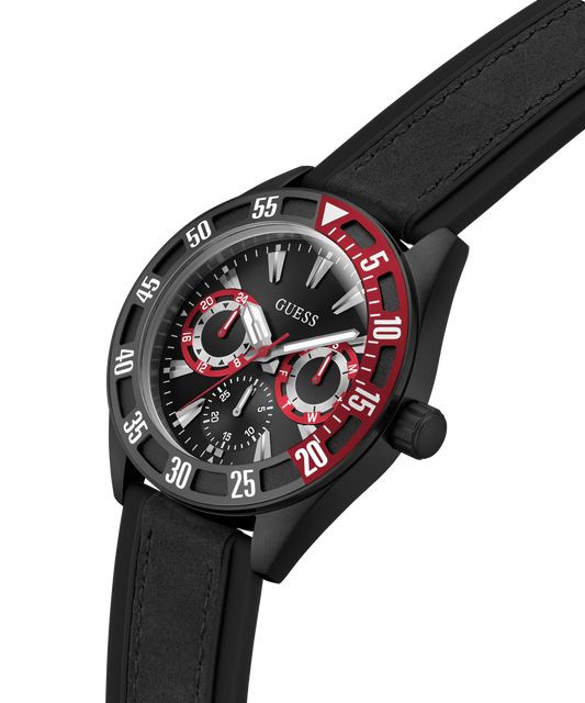 GUESS Mens Black Multi-function Watch