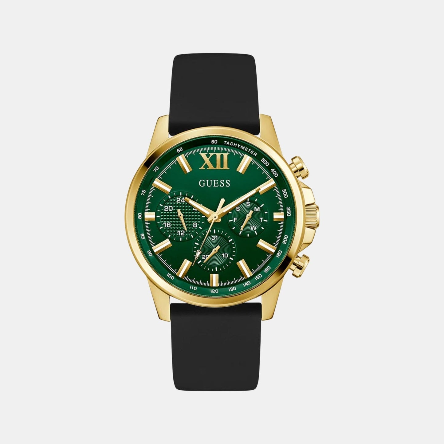 Gd Walker Men Quartz Green Dial Analog Stainless Steel GW0913G4 - Guess watch