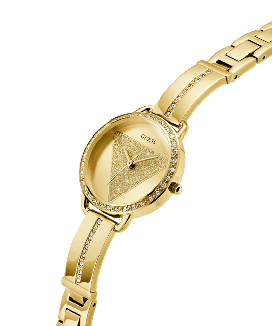 GUESS Ladies Gold Tone Analog Watch