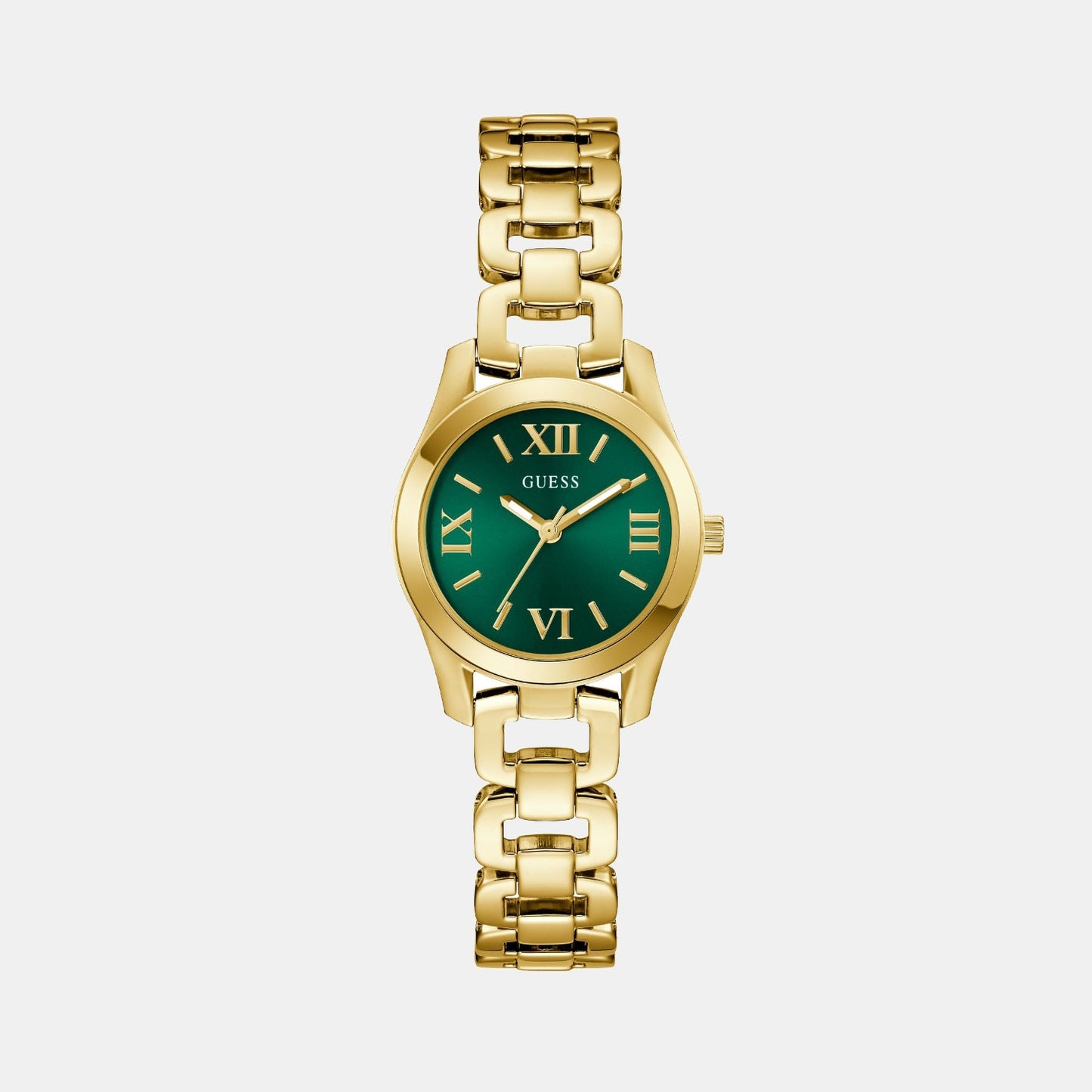 Gb Veda Women Quartz Green Dial Analog Stainless Steel GW0927L2 - Guess watch