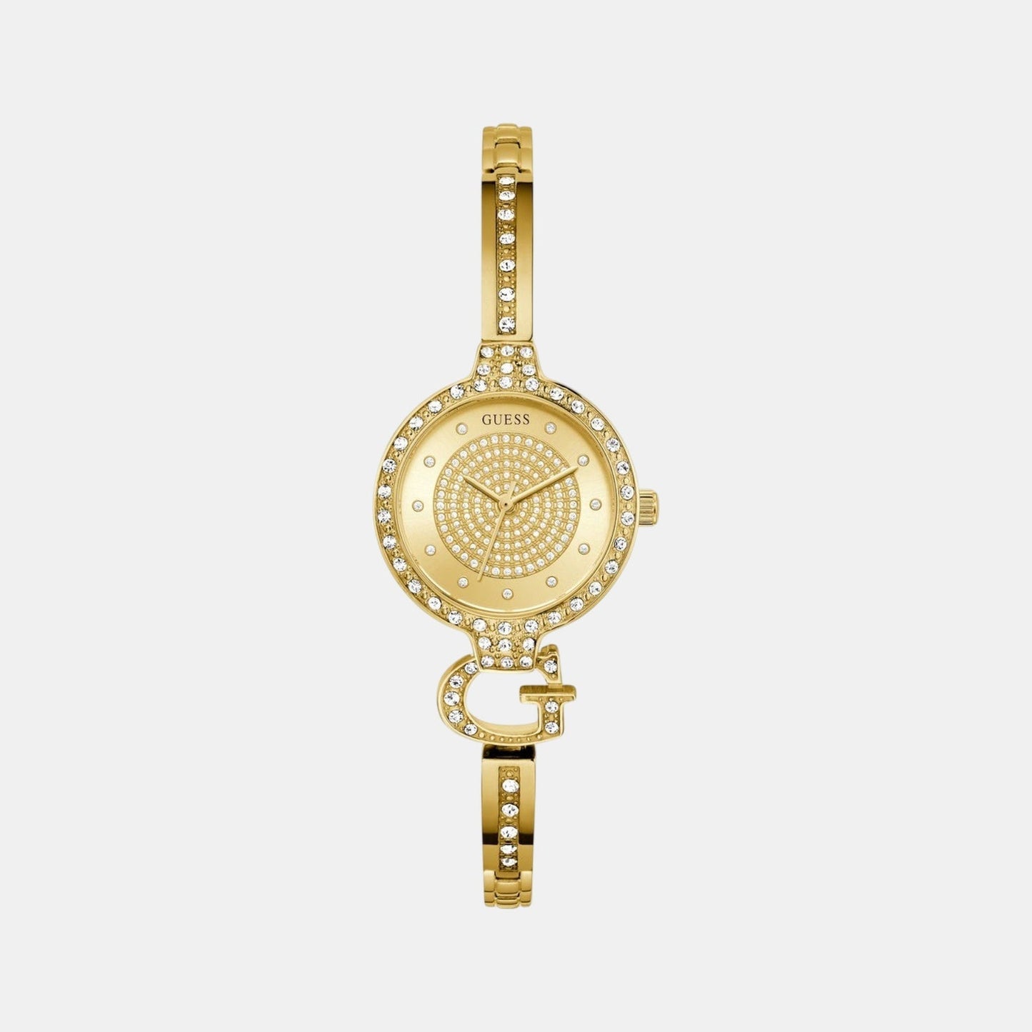 Gb Giselle Women Quartz Champagne Dial Analog Stainless Steel GW0929L2 - Guess watch