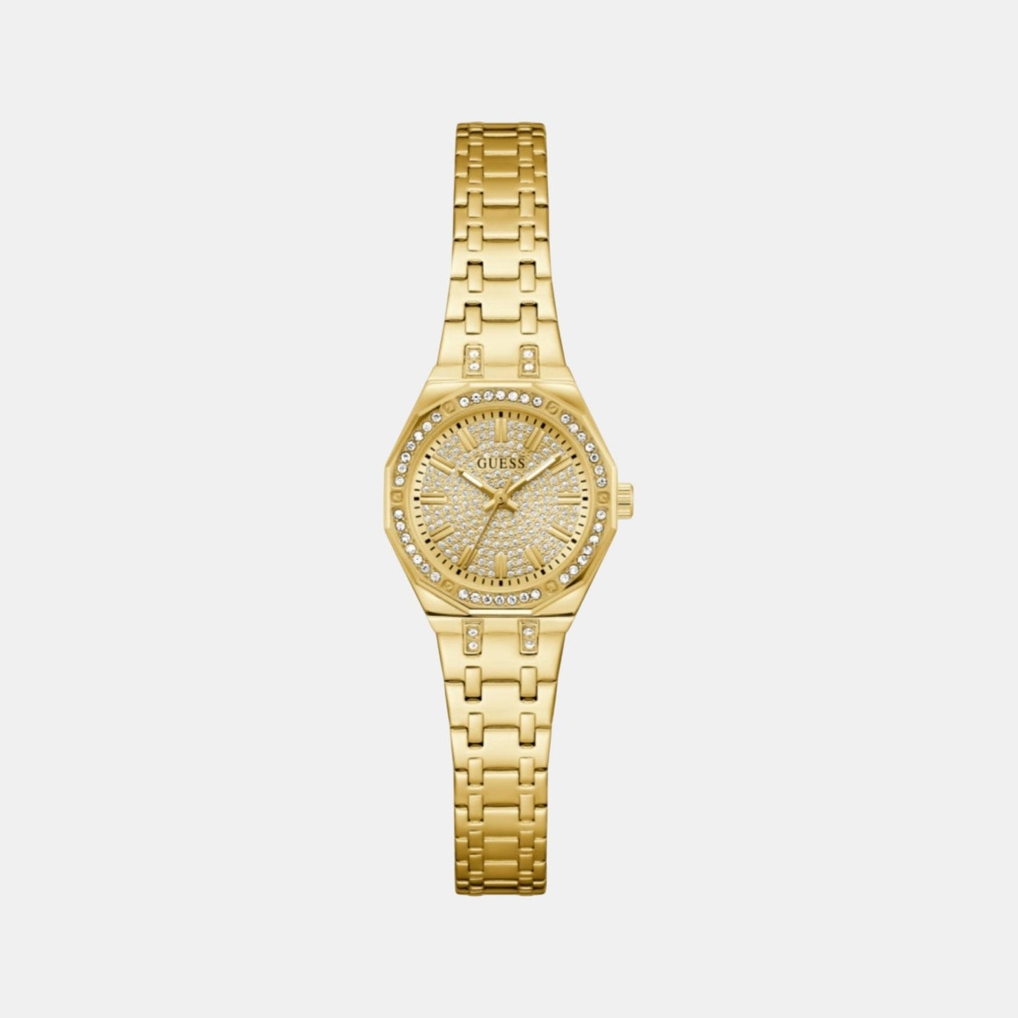 Gb Pixie Women Quartz Champagne Dial Analog Stainless Steel GW0931L2 - Guess watch