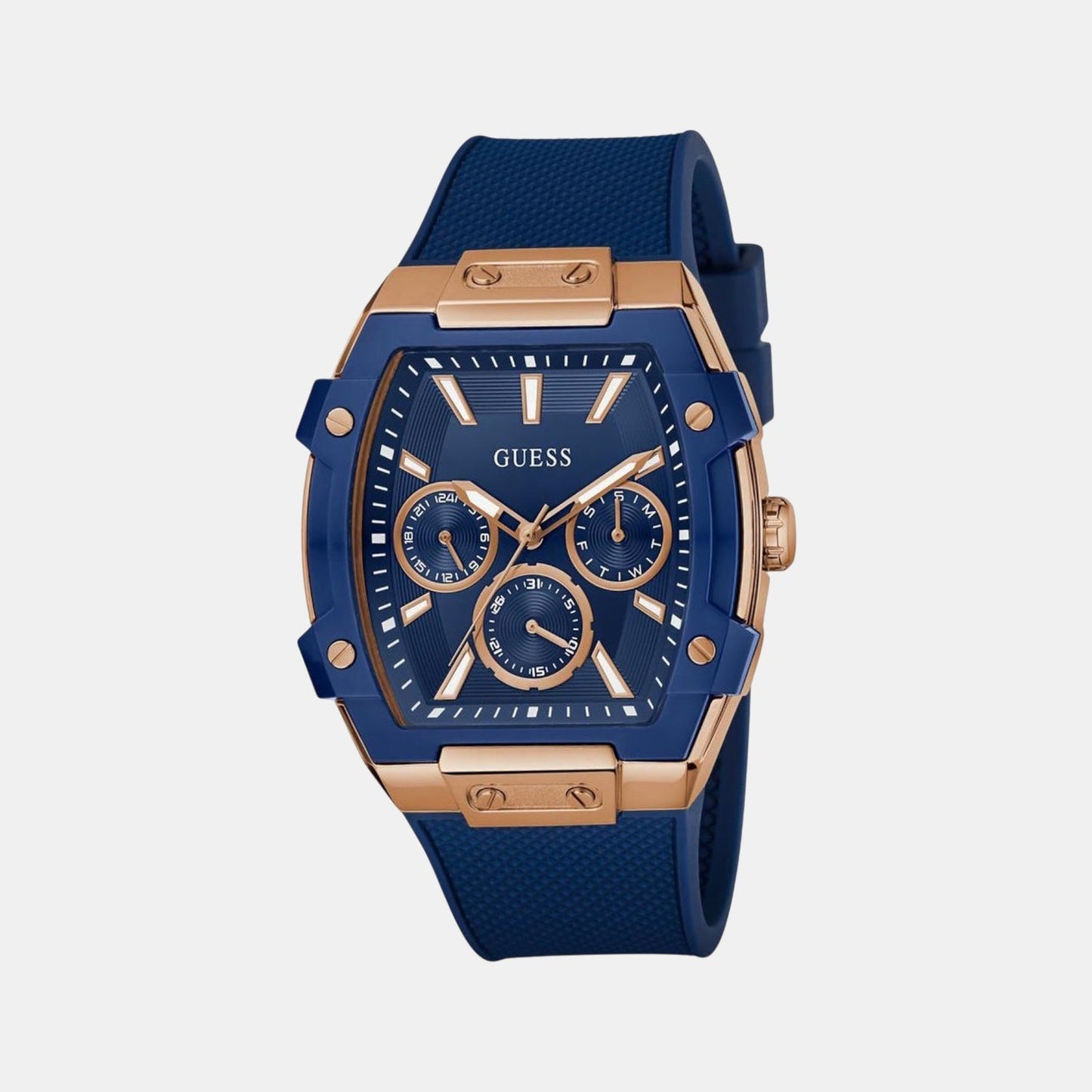 Gt Phoenix Men Quartz Blue Dial Analog Stainless Steel GW0956G4 - Guess watch
