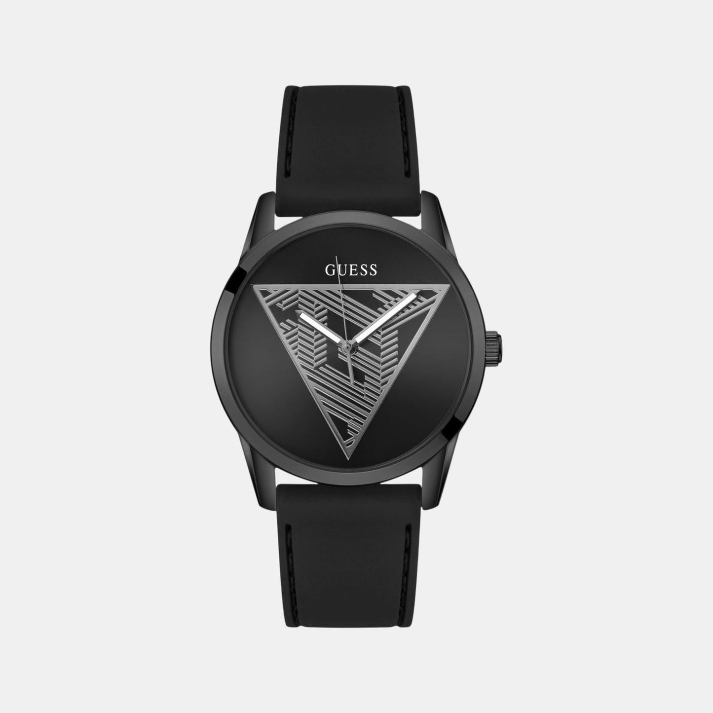 Gt Clark Men Quartz Black Dial Analog Stainless Steel GW0957G3 - Guess watch