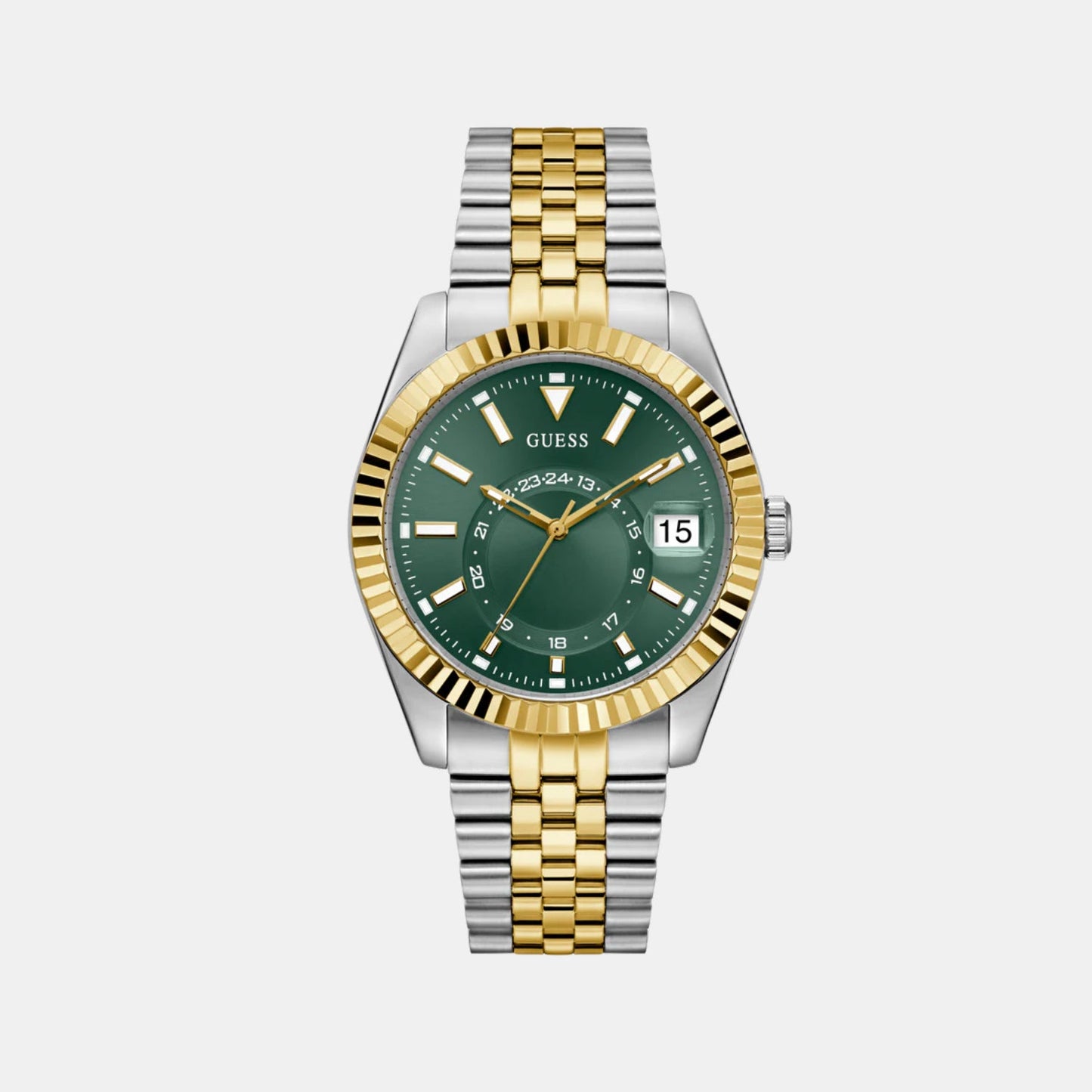 Gd Jaden Men Quartz Green Dial Analog Stainless Steel GW0977G4 - Guess watch