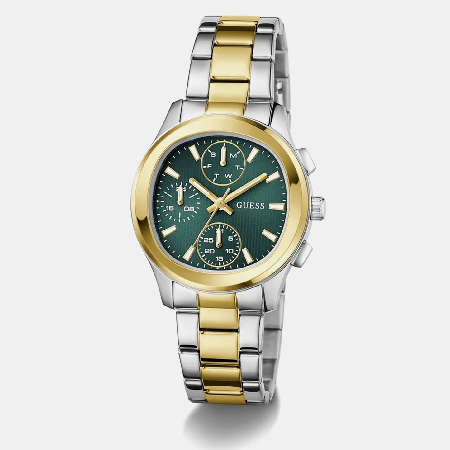 Gd Birdie Women Quartz Green Dial Analog Stainless Steel GW1031L6 - Guess watch - Image 5