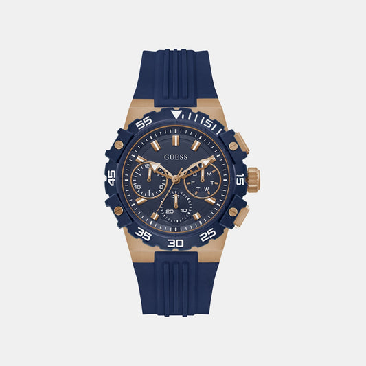 Gs Fore Men Quartz Blue Dial Analog Stainless Steel GW1059G5