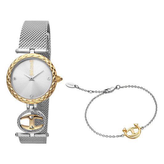 SET With Bracelet Steel TwoTone Yellow Gold