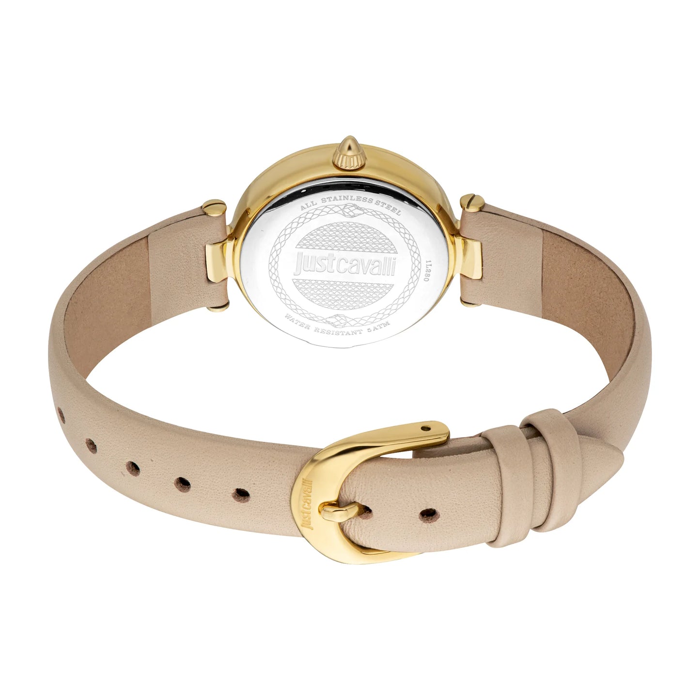 Modena Leather Beige Yellow Gold
