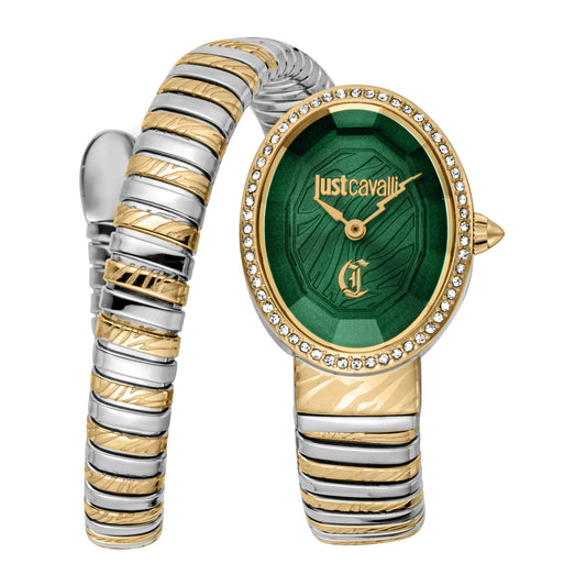 Velina Silver Yellow Gold Green