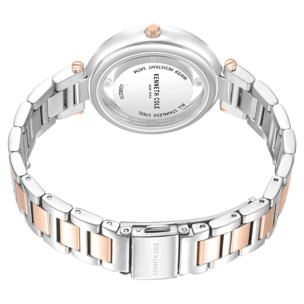 Kenneth Cole Quartz Analog White Dial Stainless Steel Strap Watch For Women
