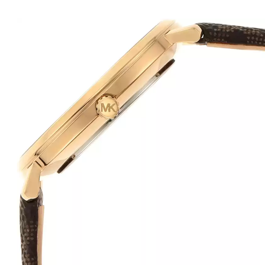 Michael Kors Women Leather Pyper Wrist Watch MK2857