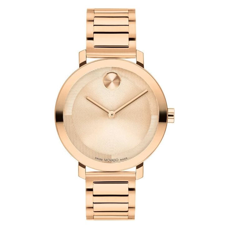 Movado Bold Evolution Rose Gold Analog Watch for Women