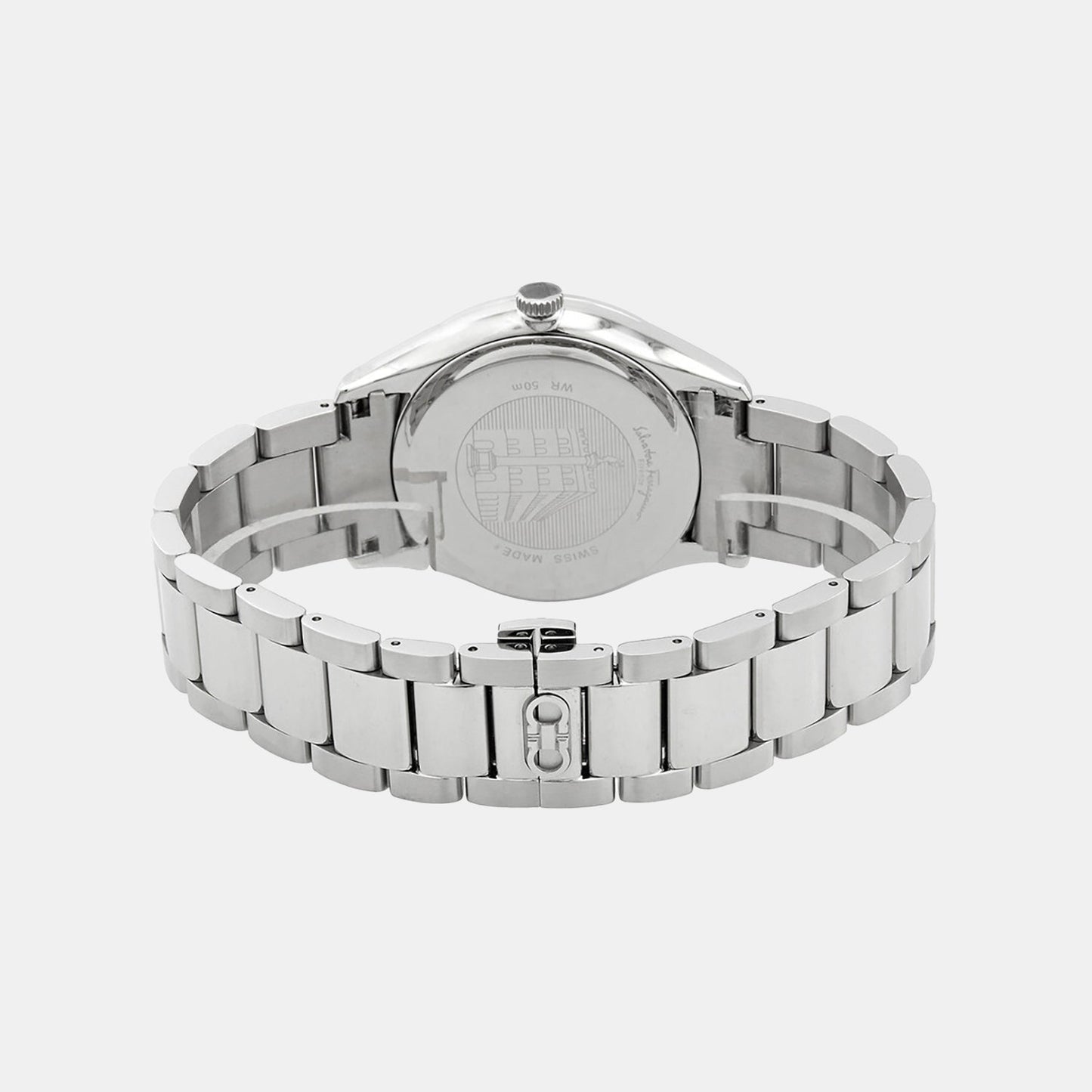 Men Quartz Blue Dial Analog Stainless Steel Watch SFMU00322