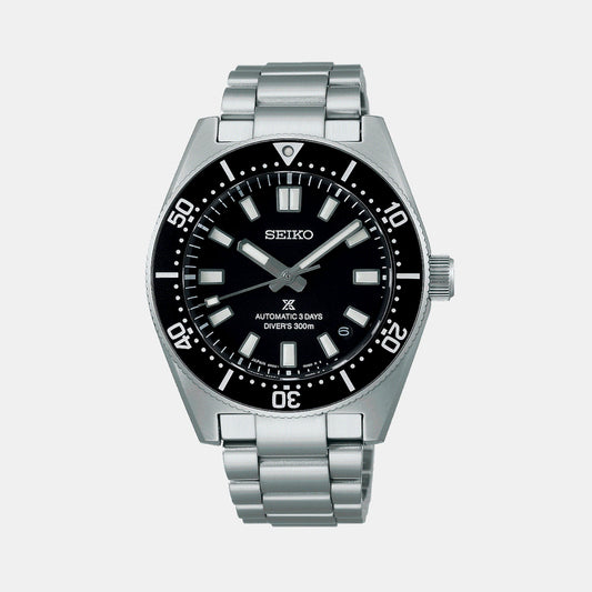 Prospex Men Automatic Black Dial Analog Stainless Steel Watch SPB453J1