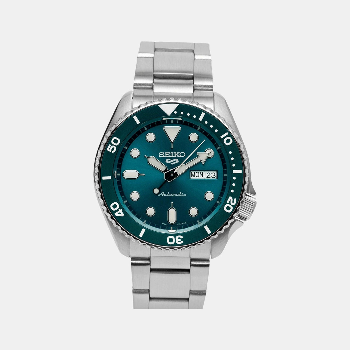 Seiko 5 Sports Automatic Men Watches in Round case & Green Dial SRPD61K1
