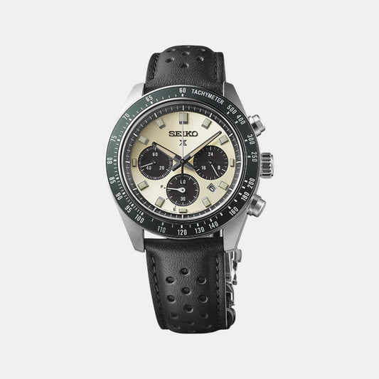 Prospex Men Solar Multicolour Dial Chronograph Leather Watch SSC943P1