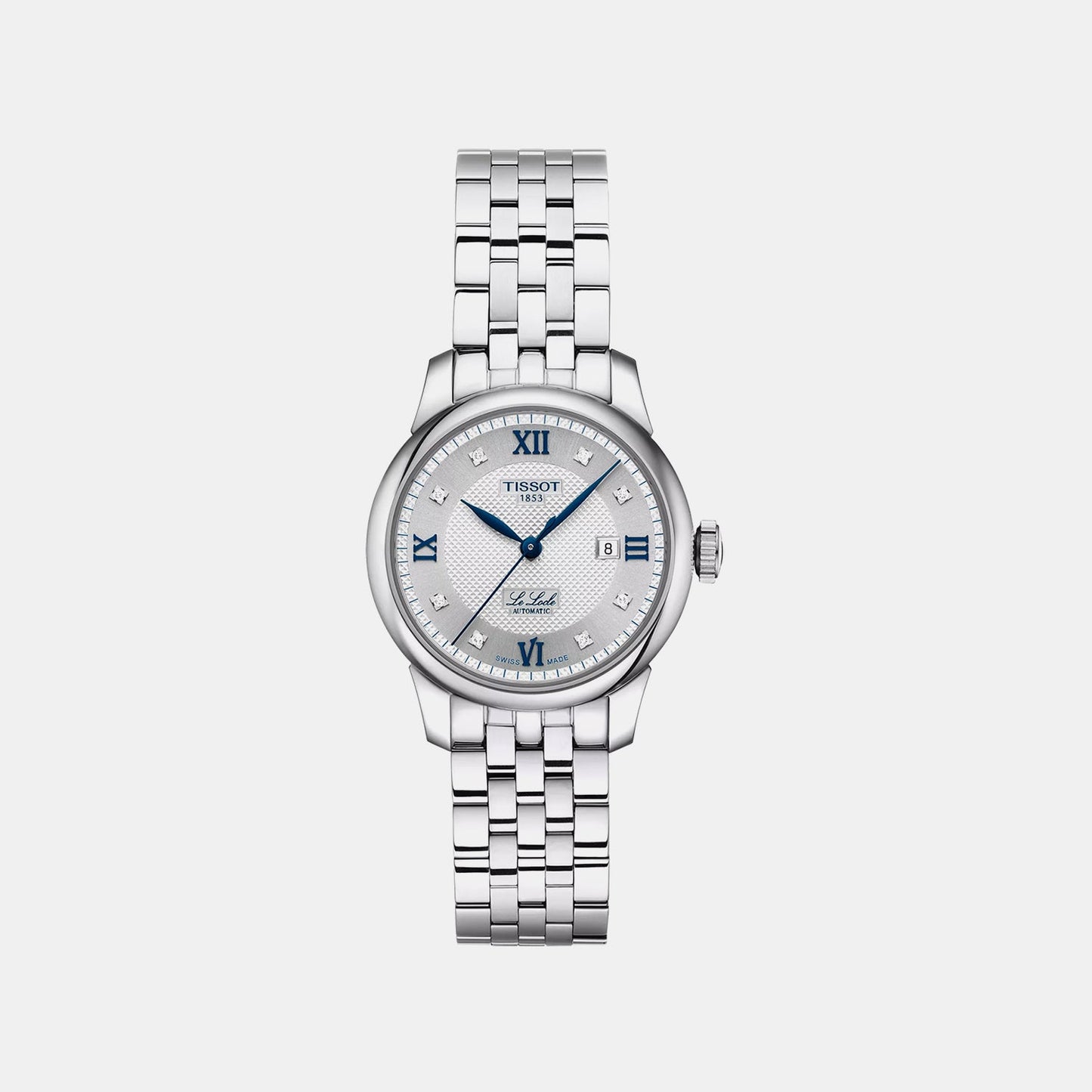 Le Locle 20th Anniversary Women Automatic Silver Dial Analog Stainless Steel Watch T0062071103601