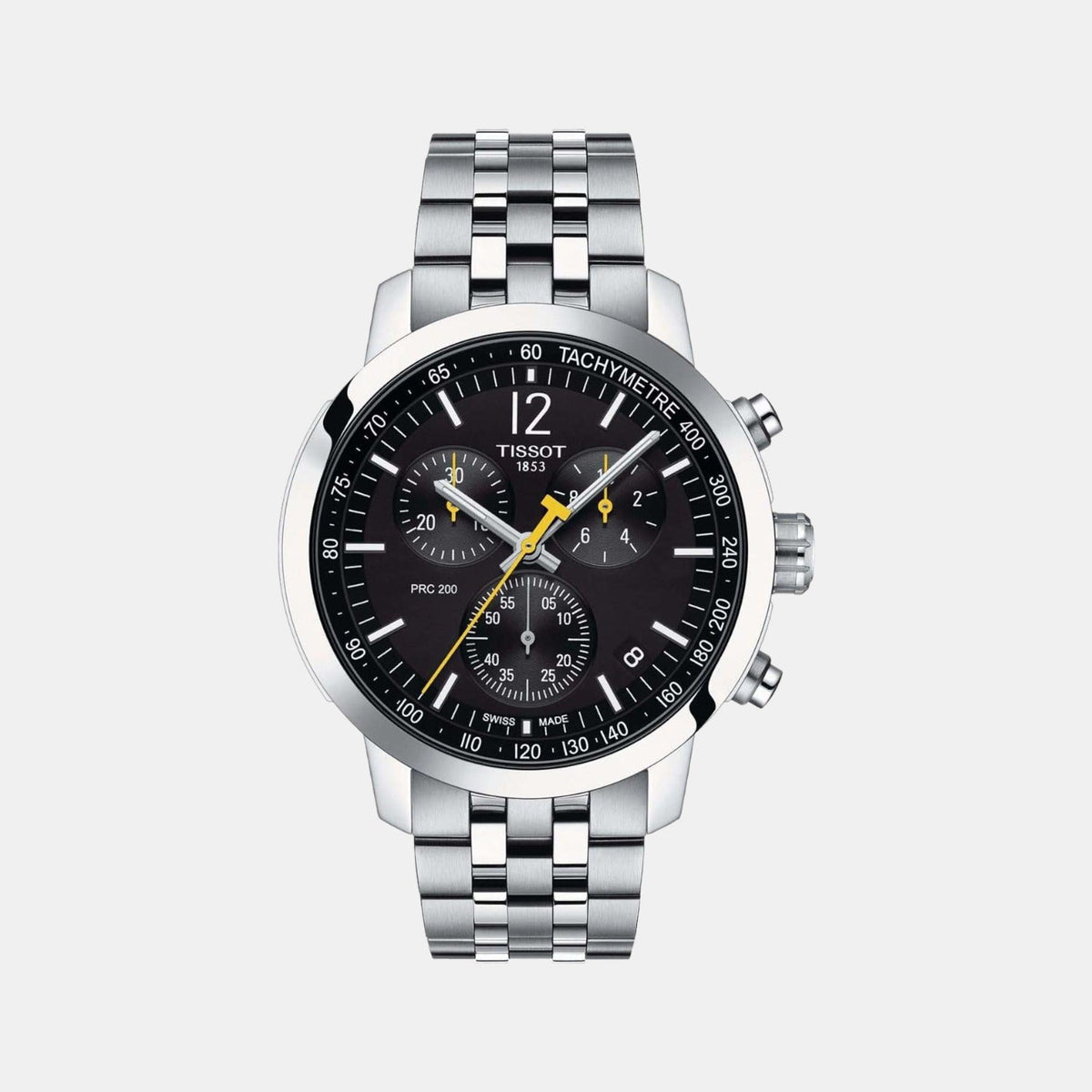 PRC 200 Men Quartz Black Dial Chronograph Stainless Steel Watch T1144171105700