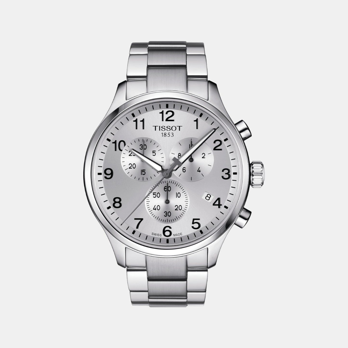 Tissot XL Men Quartz Silver Dial Analog Stainless Steel Watch T1166171103700