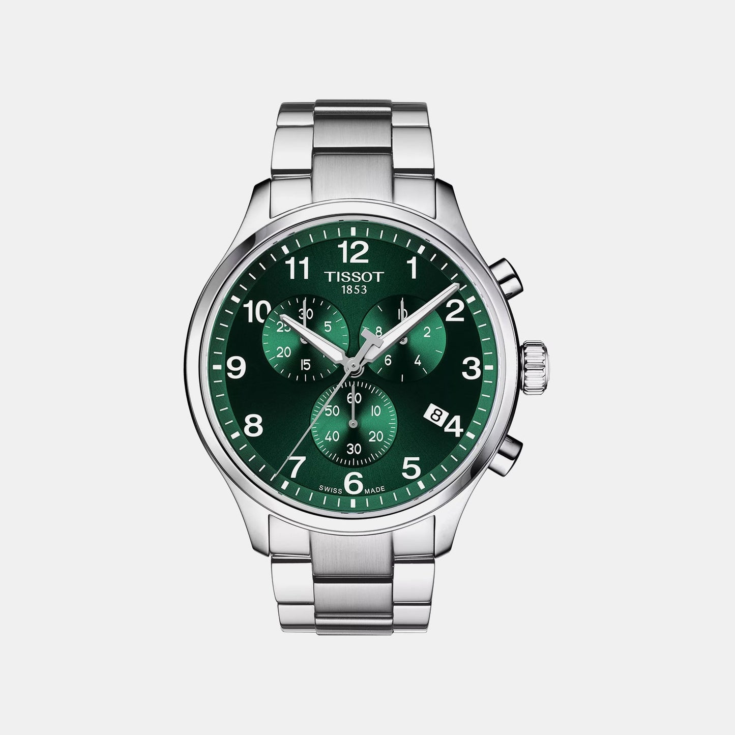Chrono XL Men Quartz Green Dial Chronograph Stainless Steel Watch T1166171109200