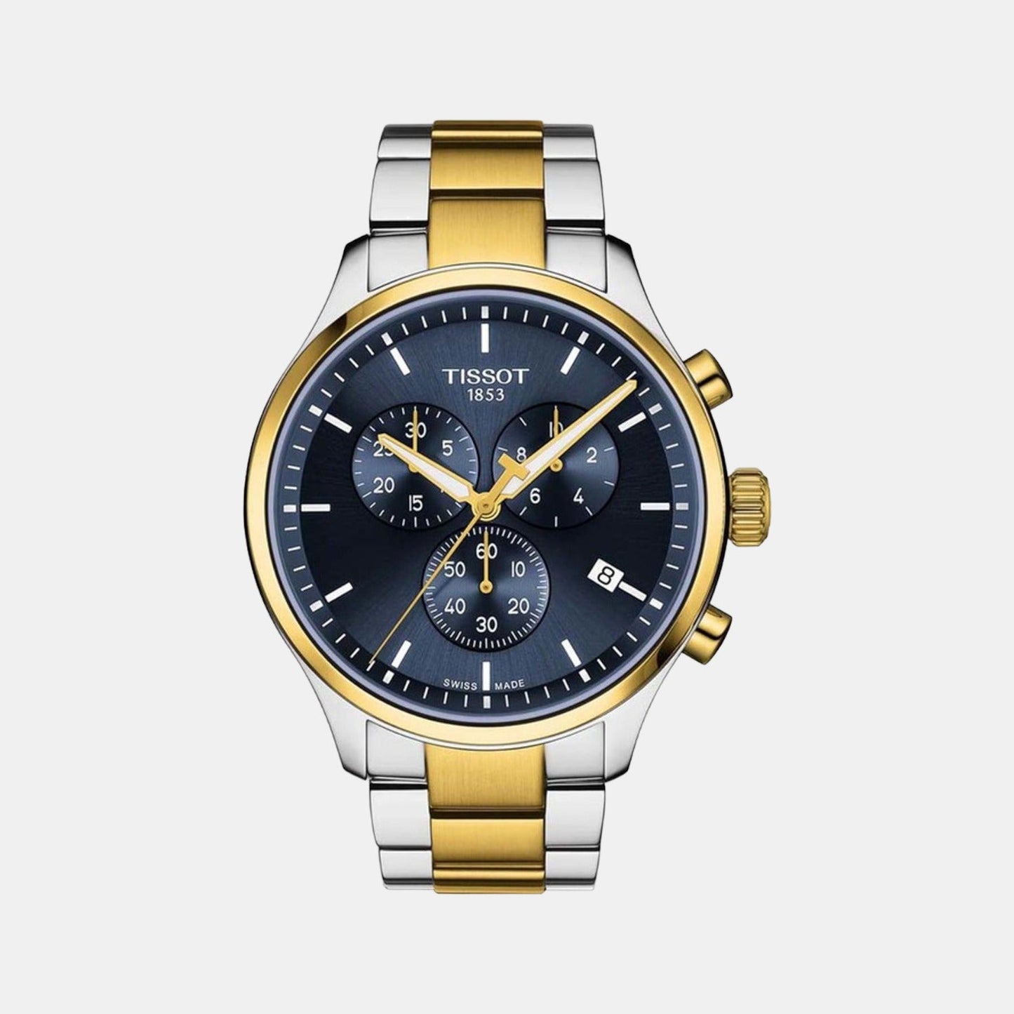 Tissot XL Men Quartz Blue Dial Chronograph Stainless Steel Watch T1166172204100