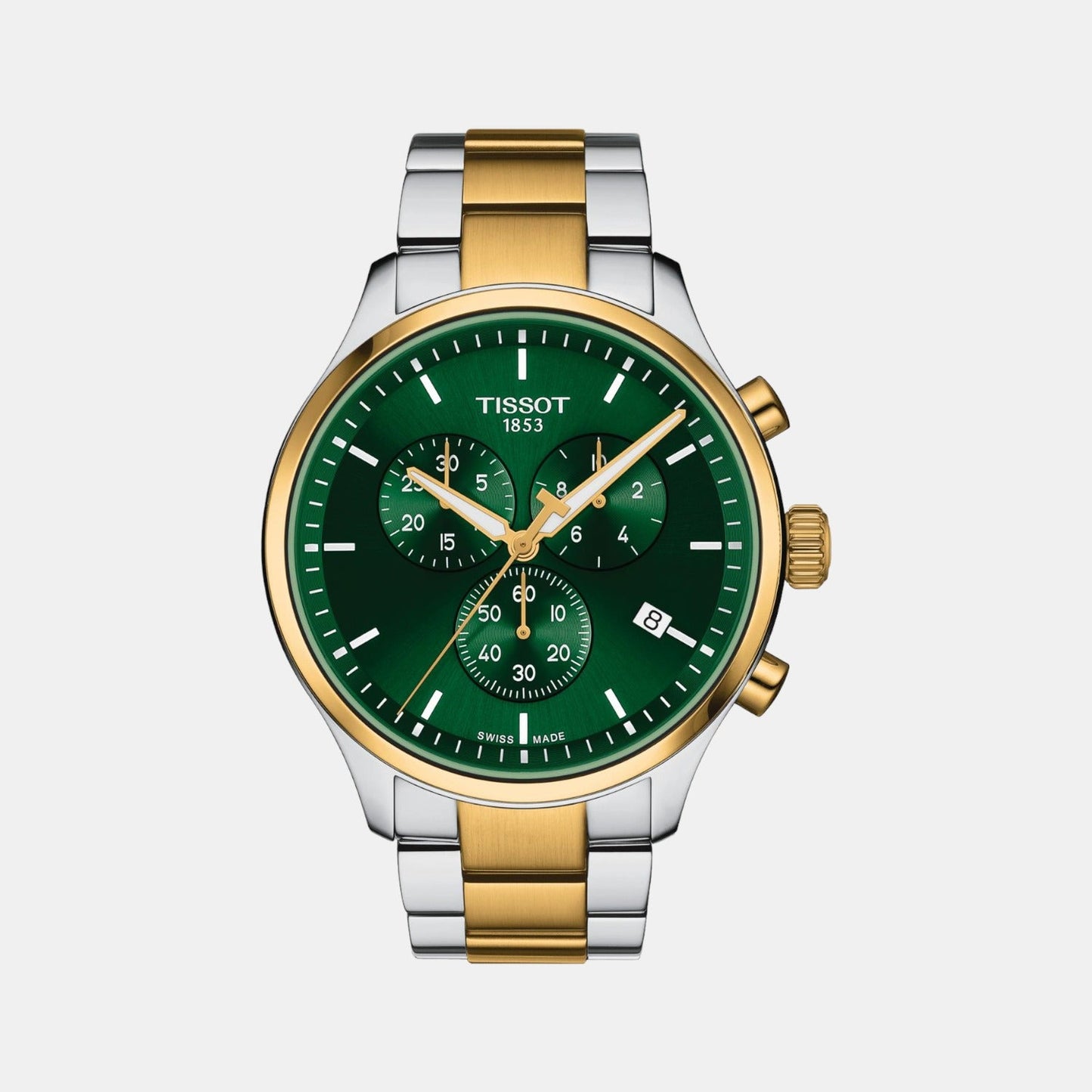 Tissot XL Men Quartz Green Dial Chronograph Stainless Steel Watch T1166172209100