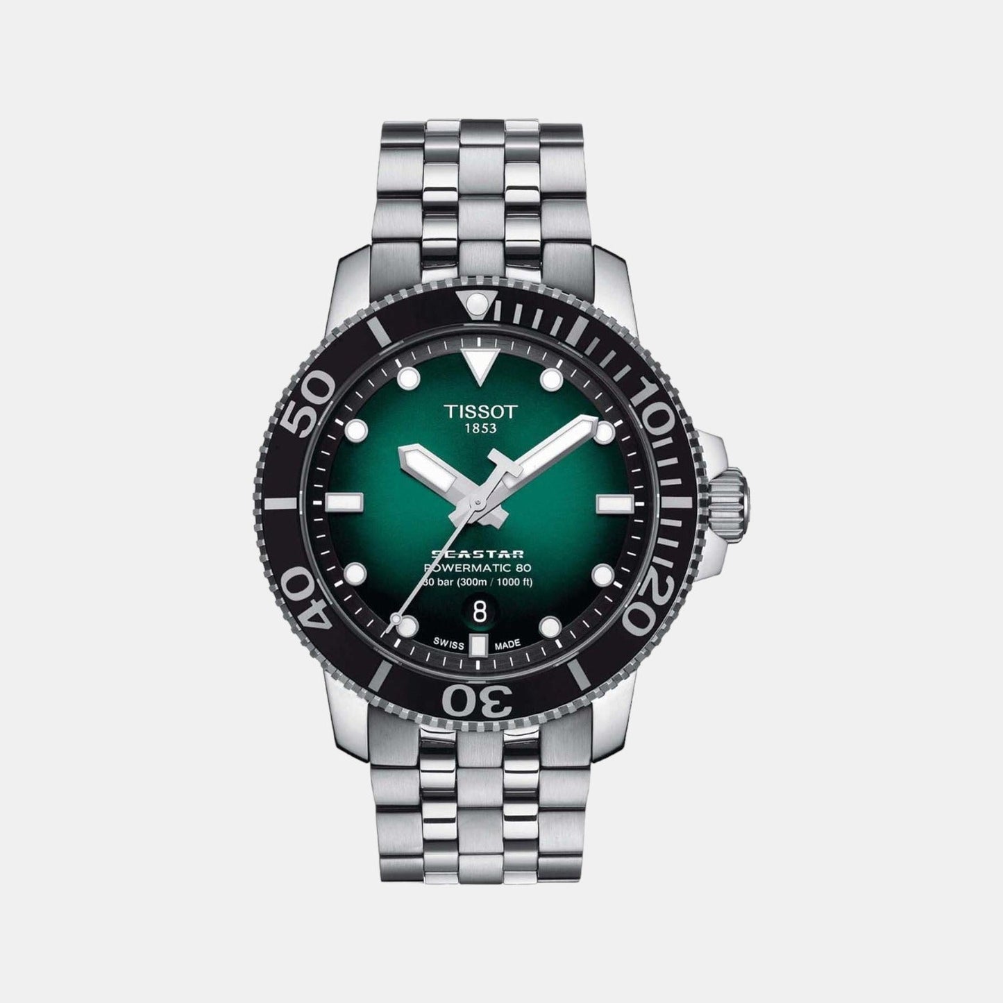 Seastar Men Automatic Multicolour Dial Analog Stainless Steel Watch T1204071109101