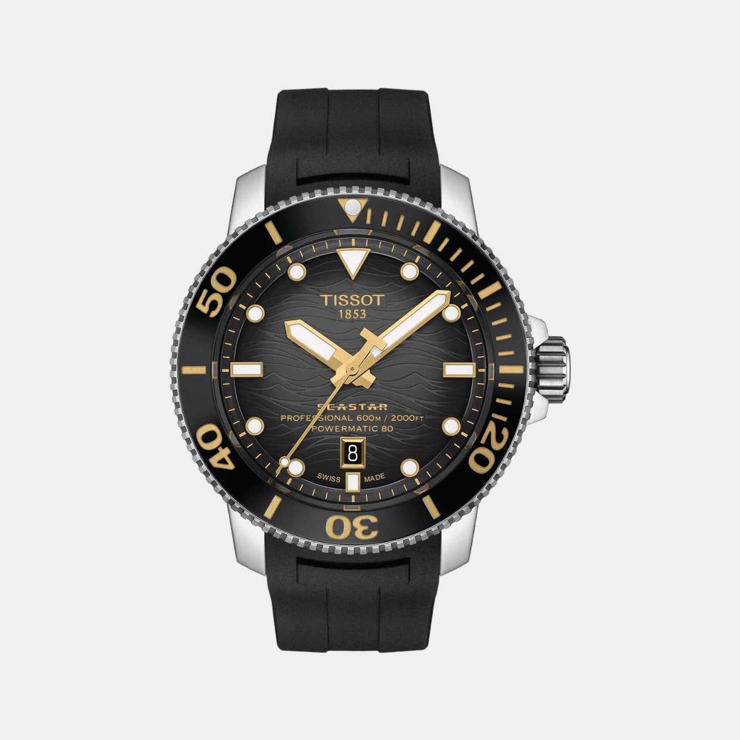 Seastar 2000 Men Automatic Multicolour Dial Analog Rubber Watch T1206071744101