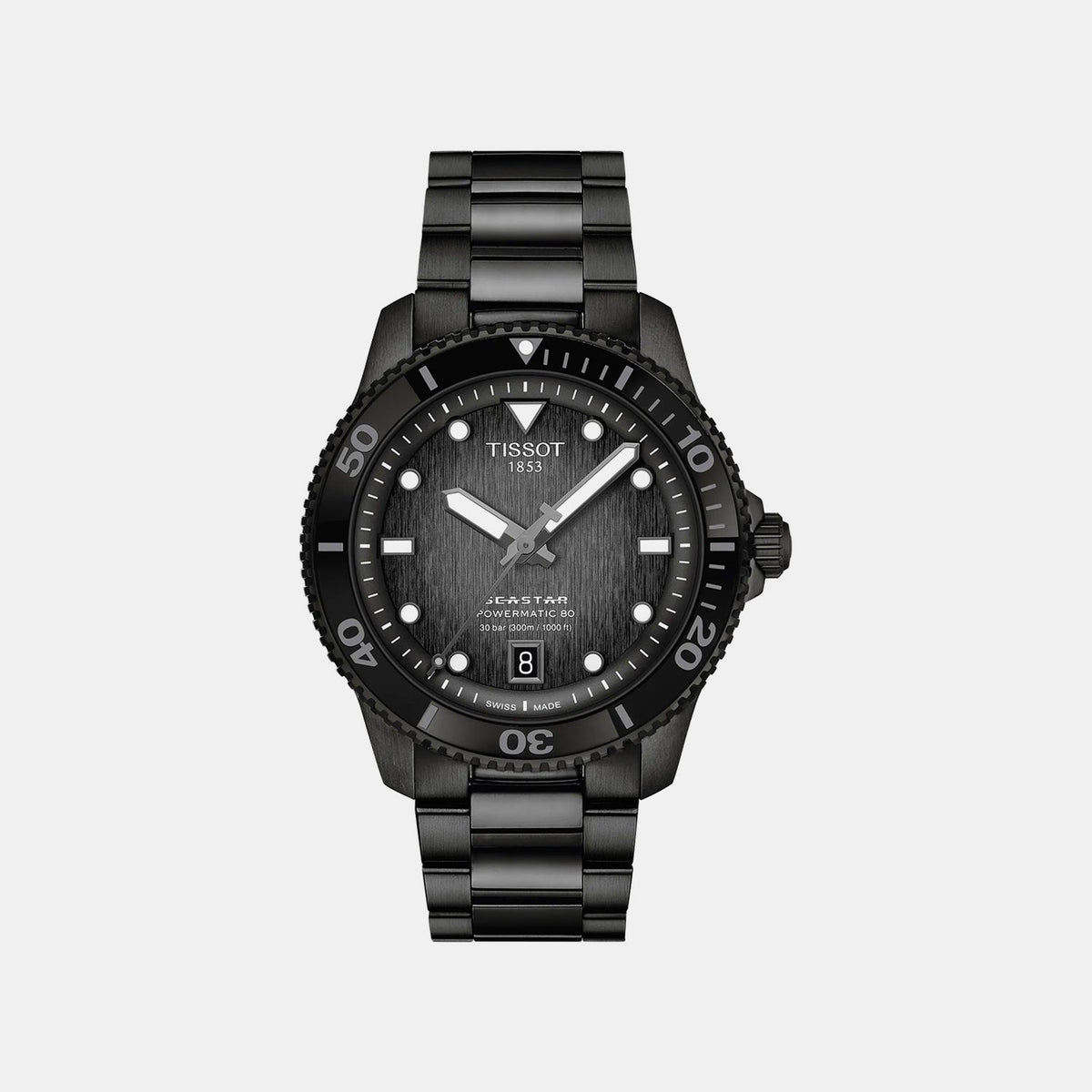 Seastar 1000 Men Automatic Multicolour Dial Analog Stainless Steel Watch T1208073305100