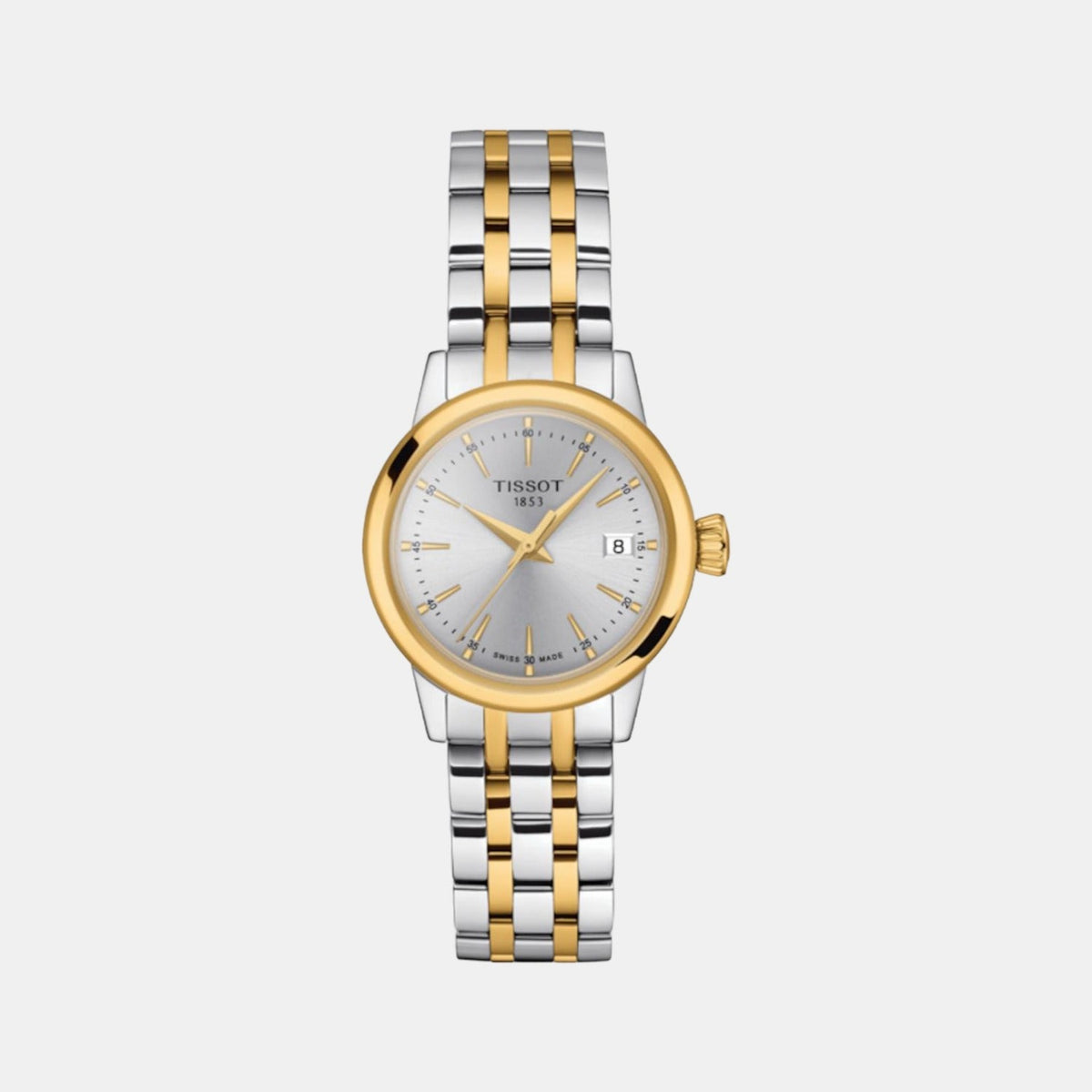 Classic Dream Women Quartz Silver Dial Analog Stainless Steel Watch T1292102203100