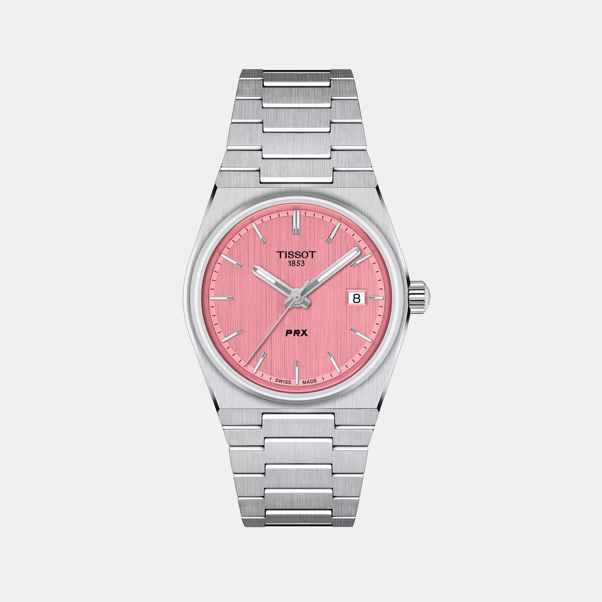 PRX Women Quartz Pink Dial Analog Stainless Steel Watch T1372101133100