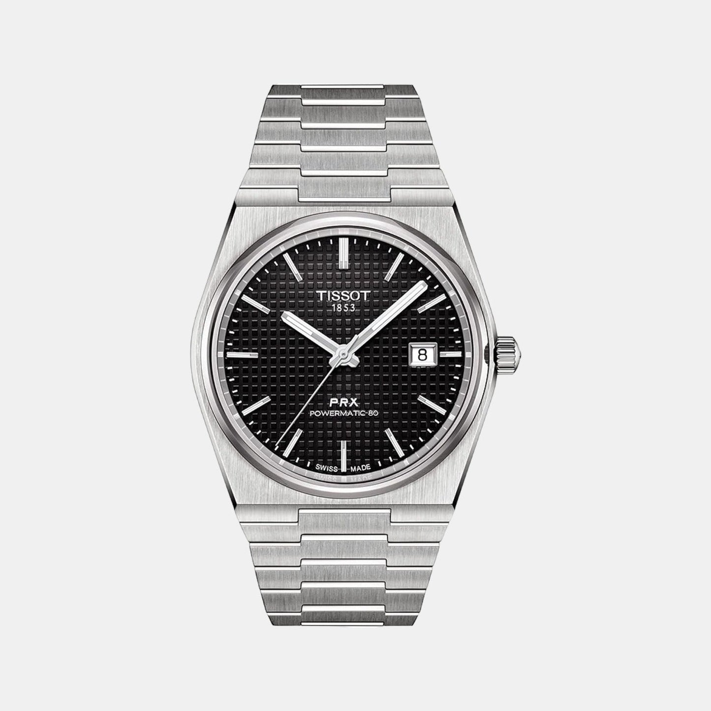 PRX Men Automatic Black Dial Analog Stainless Steel Watch T1374071105100