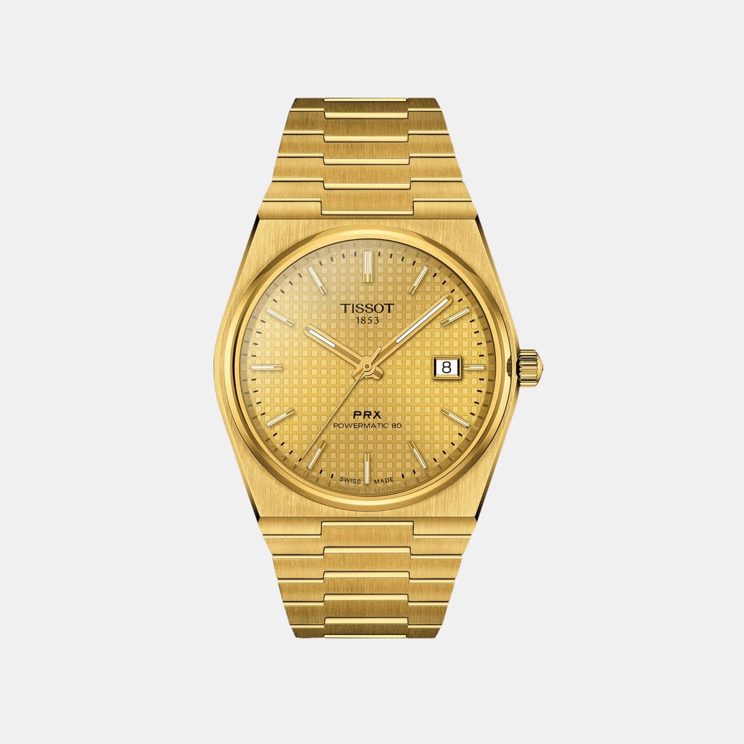 PRX Men Automatic Champagne Dial Analog Stainless Steel Watch T1374073302100