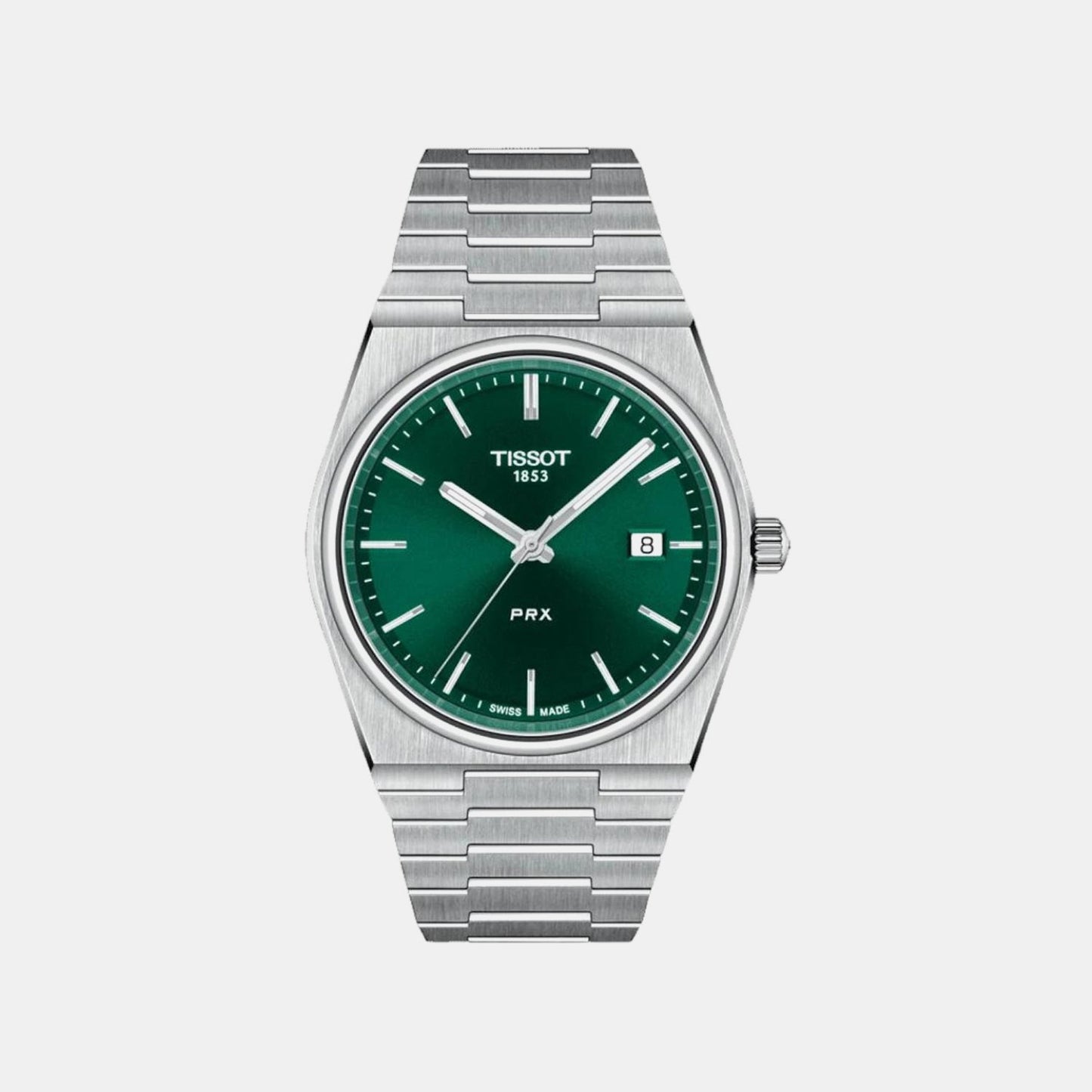 PRX Men Quartz Green Dial Analog Stainless Steel Watch T1374101109100