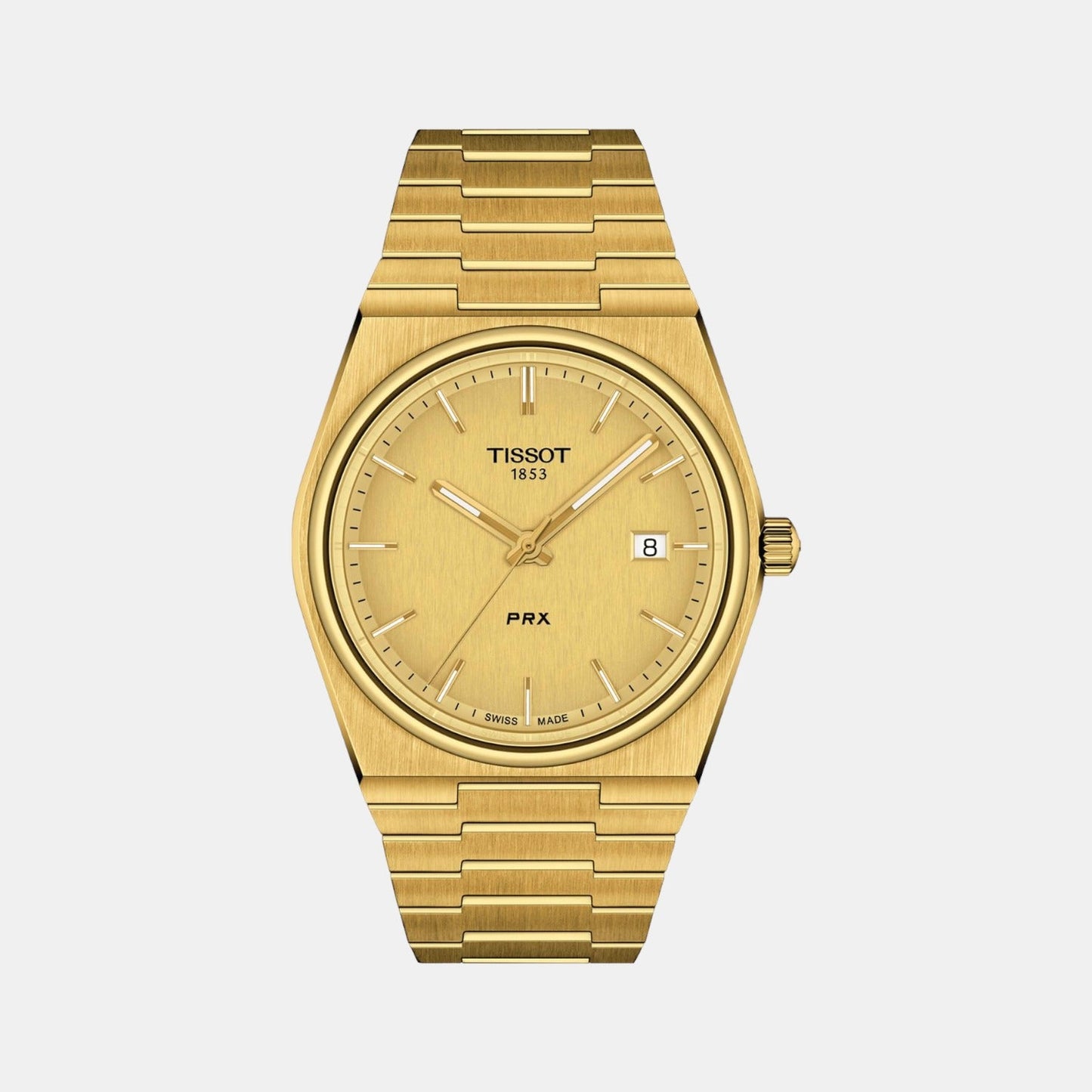 PRX Men Quartz Champagne Dial Analog Stainless Steel Watch T1374103302100