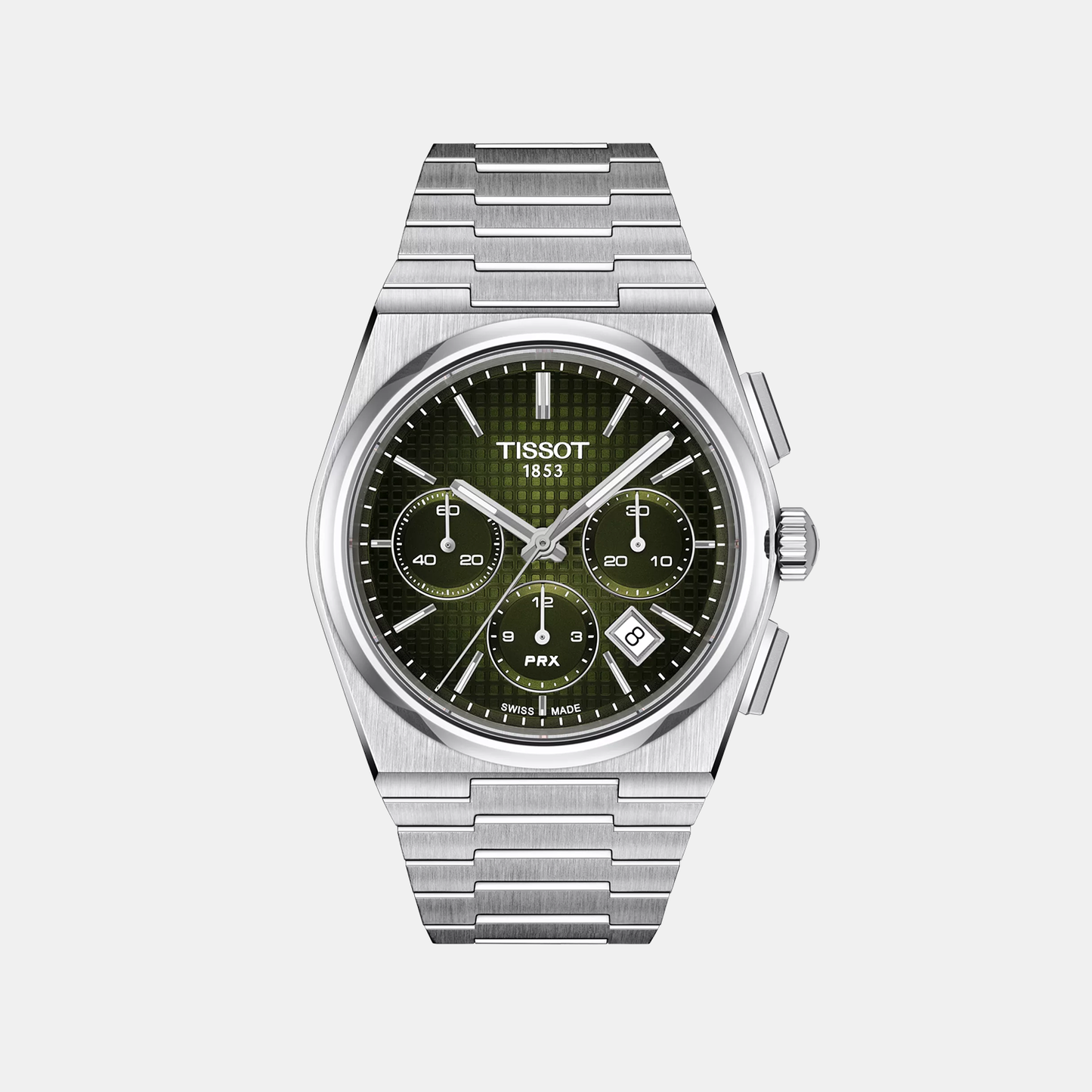 PRX Men Automatic Green Dial Chronograph Stainless Steel Watch T1374271109100