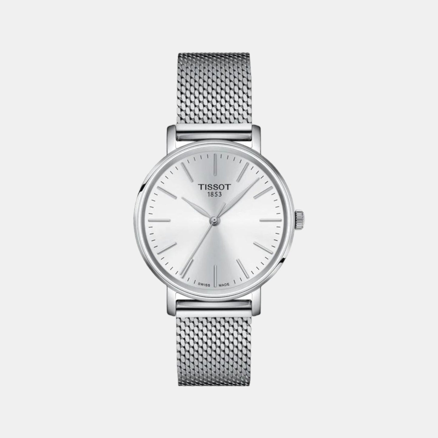 Everytime Women Quartz White Dial Analog Stainless Steel Watch T1432101101100