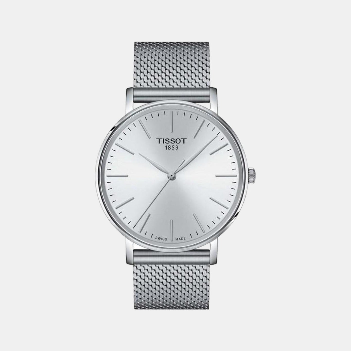Everytime Men Quartz White Dial Analog Stainless Steel Watch T1434101101100