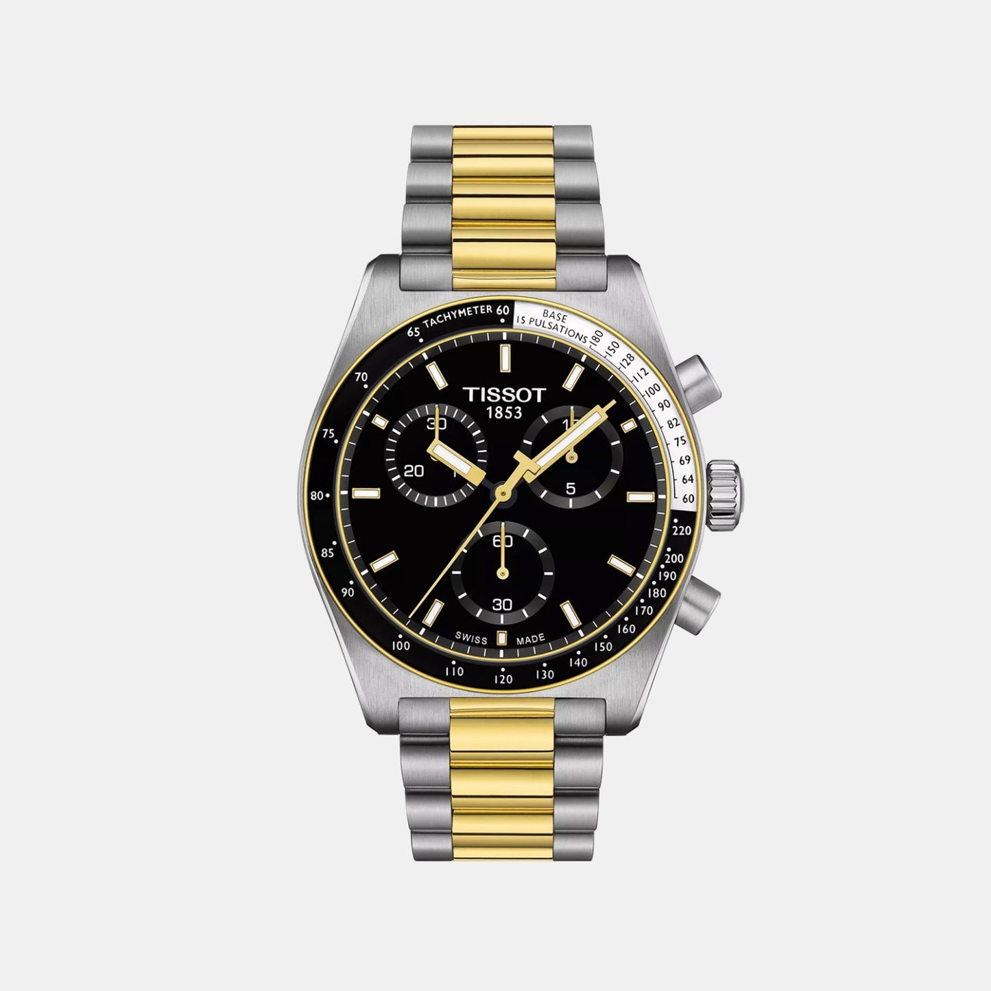 PR 516 Men Quartz Black Dial Chronograph Stainless Steel Watch T1494172205100